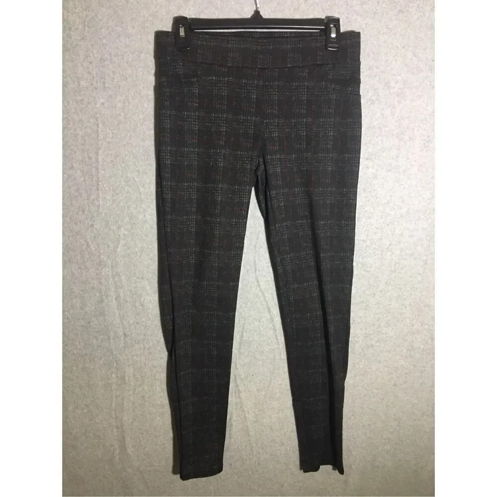 Womens 89th and Madison Leggings Plaid Dark Academia Work Career Professional